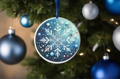 Round Christmas Ornament Sublimation|Clipart Product Image 3