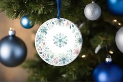 Round Christmas Ornament Sublimation|Clipart Product Image 3