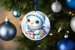 a Cute Pastel Baby Turtle Winter Sublimation PNG Product Image 4