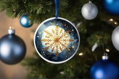 Round Christmas Ornament Sublimation|Clipart Product Image 3