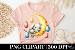 Easter Bunny Clipart |T-shirt, Mug PNG Product Image 4