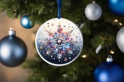 Round Christmas Ornament Sublimation|Clipart Product Image 3