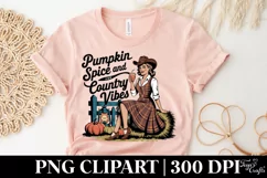 Pumpkin Spice and Country Vibes PNG Product Image 2