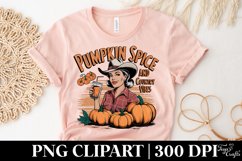 Pumpkin Spice and Country Vibes PNG Product Image 4