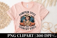 Pumpkin Spice and Country Vibes PNG Product Image 6