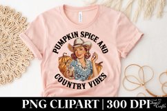 Pumpkin Spice and Country Vibes PNG Product Image 4