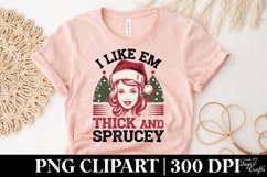 I like them real thick and sprucey Clipart PNG Product Image 4