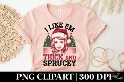 I like them real thick and sprucey Clipart PNG Product Image 4