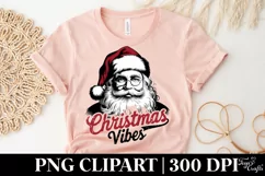 Christmas Vibes Santa PNG Clipart Product Image 6