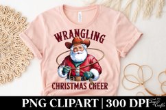 Wrangling Christmas Cheer Clipart |Tshirt Design Product Image 4