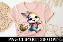 Easter Bunny Clipart |T-shirt, Mug PNG Product Image 5