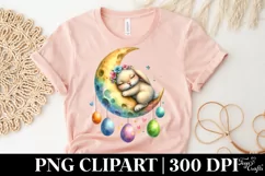 Easter Bunny Clipart |T-shirt, Mug PNG Product Image 4