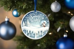 Snowy Wishes Sublimation PNG Product Image 4