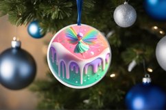 Fairy Round Ornament Sublimation PNG Product Image 4
