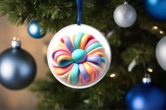 Christmas Bow Sublimation PNG Product Image 4