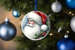 Santa Round Sublimation PNG Product Image 4