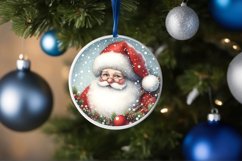 Santa Round Sublimation PNG Product Image 4