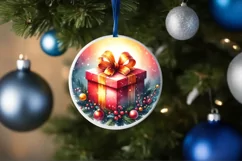 Gift Christmas Ornament Sublimation PNG Product Image 1