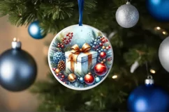 Gift Christmas Ornament Sublimation PNG Product Image 1