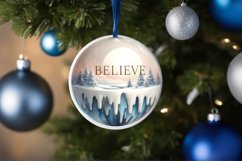 Colorfull Winter Scene Believe PNG Product Image 4
