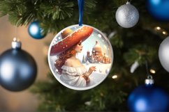 Colorfull Winter Scene with Mexican Person PNG Product Image 4