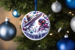 Winter Scene with Mexican Person PNG Product Image 4