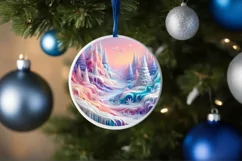 Winter Ornament Sublimation PNG Product Image 1
