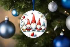 Winter Gnomes Christmas Ornament Product Image 1
