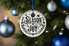 Season of Joy Christmas Vector Sublimation PNG Product Image 1