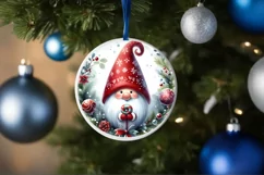 Colorful Christmass Gnome Christmas Ornament Product Image 4