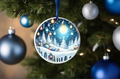 Gleaming Lights Winter Scene PNG Product Image 4