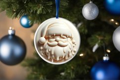 Santa Christmas Ornament PNG Product Image 4