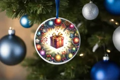 Gift Watercolor Christmas Image Sublimation PNG Product Image 4