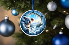 Melting Ice Koala Painting Sublimation PNG Product Image 1