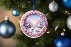 Digital Painting Christmas Candy Scene PNG Product Image 4
