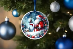 Watercolor Christmas Santa Image PNG Product Image 4