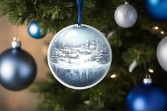 Winter Scene Town Ornament Product Image 4