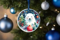 Polar Bear Christmas Ornament PNG Product Image 4