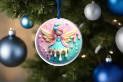Christmas Fairy Ornament PNG Product Image 1