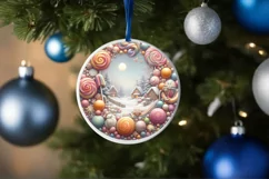 Detailed Digital Painting Molten Candy Sublimation PNG Product Image 1