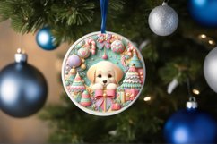 Round Christmas Ornament Sublimation|Clipart Product Image 3