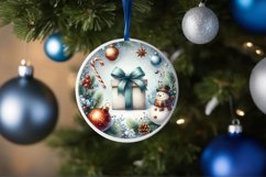 Gift Round Ornament Sublimation PNG Product Image 4
