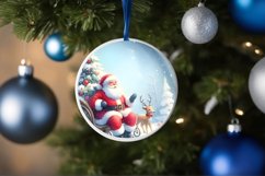 Melting Winter Scene with Santa Sublimation PNG Product Image 4