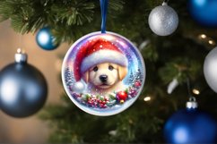 3D Puppy Winter Scene Sublimation Clipart PNG Product Image 1