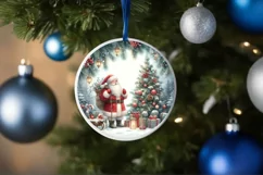 Winter Santa Digital Painting PNG Product Image 4