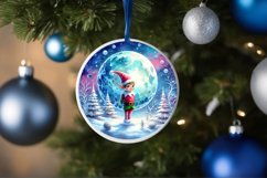 Melting Winter Scene with Elf Sublimation PNG Product Image 4