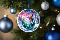 Melting Winter Scene with Elf Sublimation PNG Product Image 4