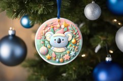 Round Christmas Ornament Sublimation|Clipart Product Image 3