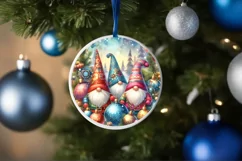 Watercolor Winter Gnomes Image PNG Product Image 1