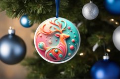 3D Marzipan Melting Pastel Ornament Sublimation PNG Product Image 4